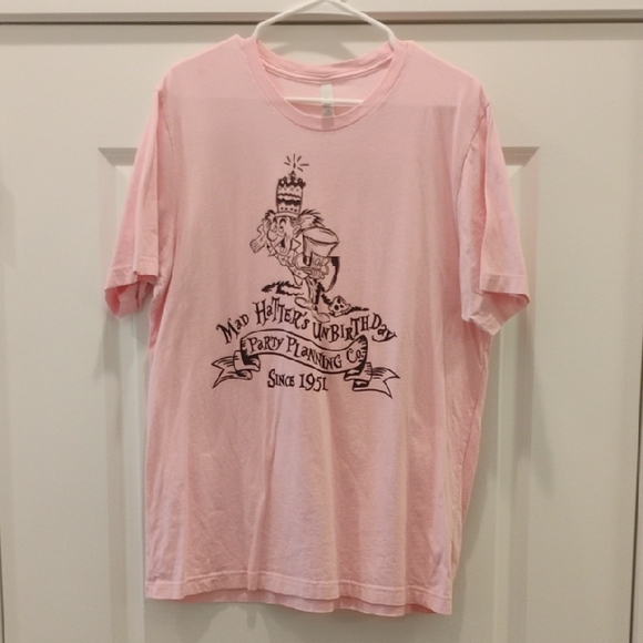 Bella Canvas Other - Mad Hatter UnBirthday Bella Canvas Pink Graphic Tee